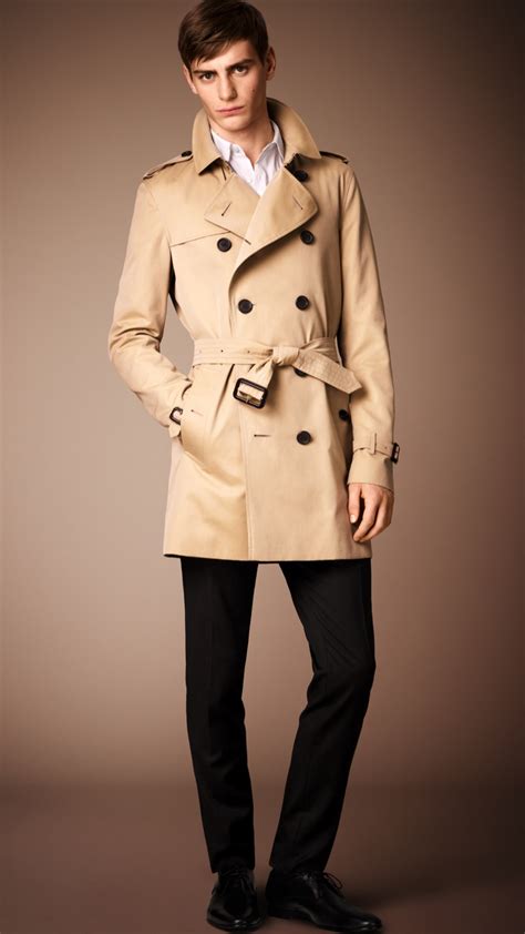 burberry kensington short trench coat mens|burberry kensington trench coat women's.